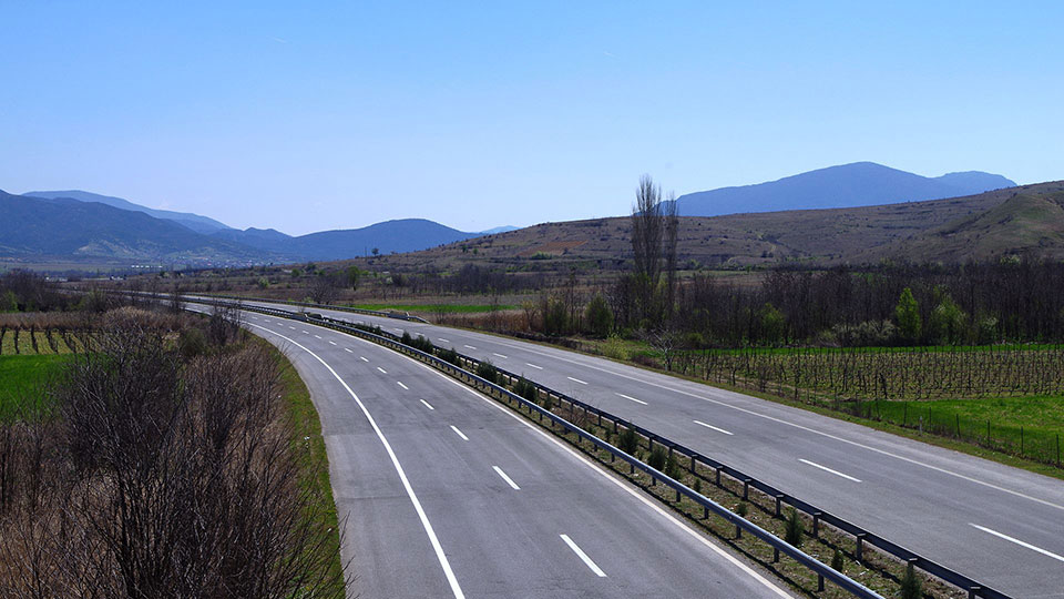 Route e75 Macedonia – European highway