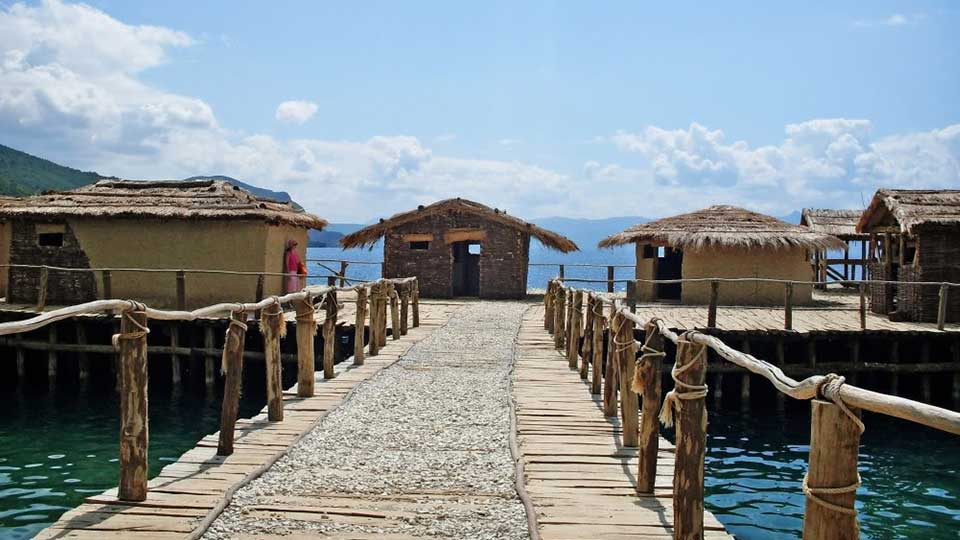 Bay of bones in Ohrid lake - North Macedonia Timeless