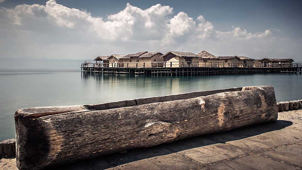 Bay of bones Ohrid lake